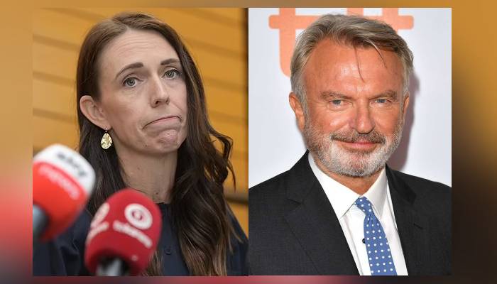 Jurassic Park star Sam Neill shows support to Jacinda Ardern after her resignation