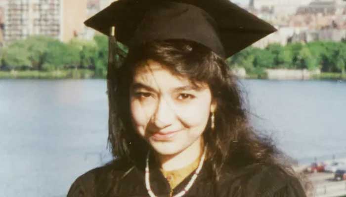 Pakistani neuroscientist Dr Afia Siddiqui. — Twitter/File