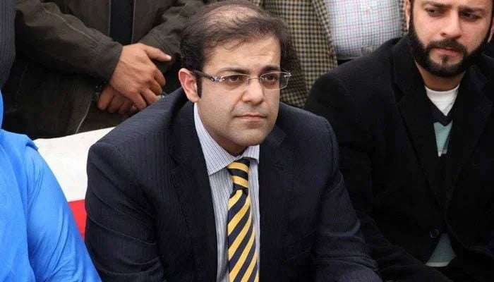 Suleman Shehbaz, son of Prime Minister Shehbaz Sharif. — AFP/File