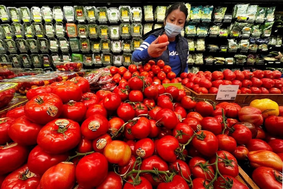 A person shops at a Whole Foods grocery store in the Manhattan borough of New York City, New York, US, March 10, 2022.— Reuters