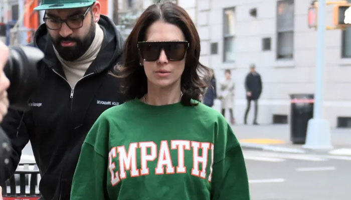 Hilaria Baldwin wears empathy sweatshirt amid Alec Baldwin manslaughter charges