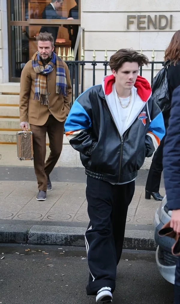 David and Victoria Beckham hit up Fendi store in Paris with son Cruz Beckham