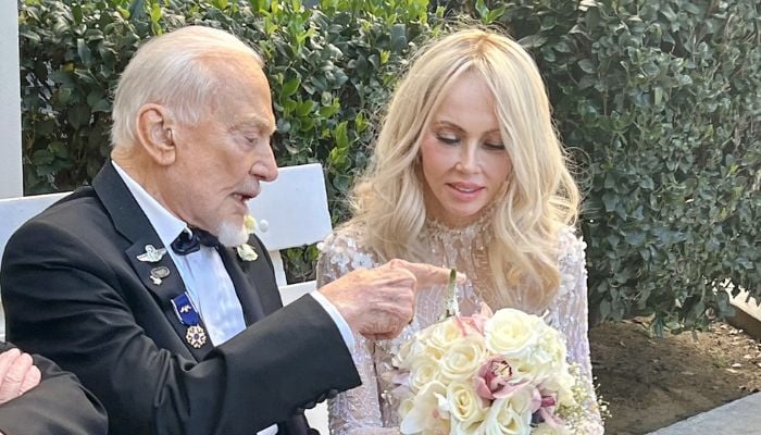 Legendary Apollo 11 astronaut Buzz Aldrin said he married his longtime girlfriend on his 93rd birthday. Twitter/@TheRealBuzz