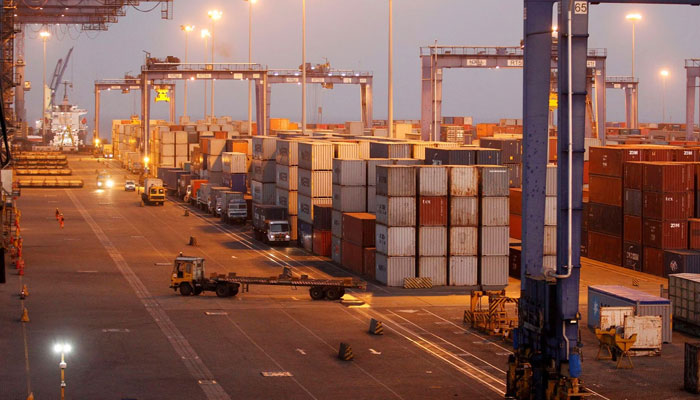 A general view of a container terminal is seen at Mundra Port, one of the ports handled by Indias Adani Ports and Special Economic Zone Ltd, in the western Indian state of Gujarat April 1, 2014. — Reuters