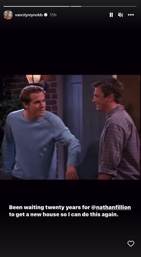 Ryan Reynolds pokes fun at Nathan Fillion with throwback clip from ’90s sitcom