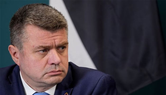 Estonias Foreign Minister Urmas Reinsalu listens during the Nordic-Baltic cooperation (NB8) foreign ministers meeting in Kaunas, Lithuania. — Reuters/File