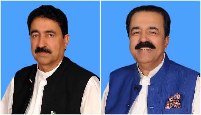 Prince Muhammad Nawaz Allai (L) and Sardar Talib Hassan Nakai (R). — National Assembly website