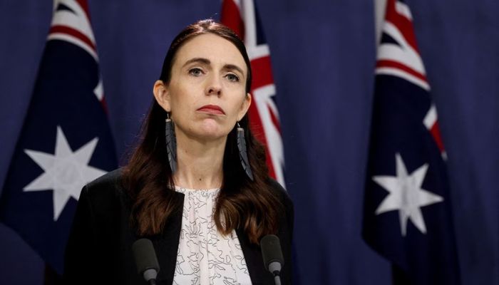 New Zealand Prime Minister Jacinda Ardern addresses members of the media during a joint news conference hosted with Australian Prime Minister Anthony Albanese, following their annual Leaders' Meeting, at the Commonwealth Parliamentary Offices in Sydney, Australia, July 8, 2022.— Reuters