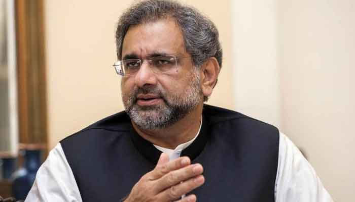 Former prime minister of Pakistan Shahid Khaqan Abbasi. Geo News/File