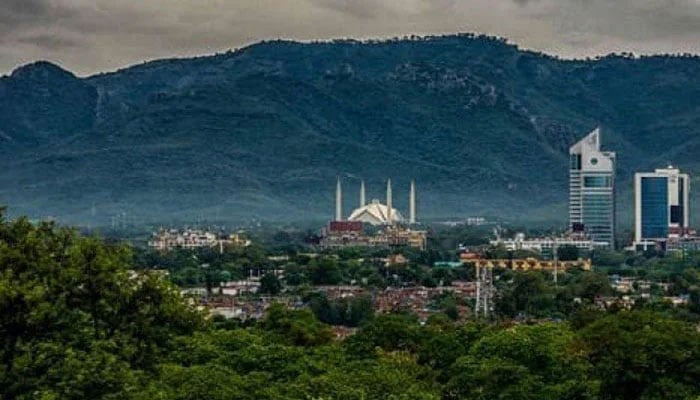A birds eye view of Islamabad. — Twitter