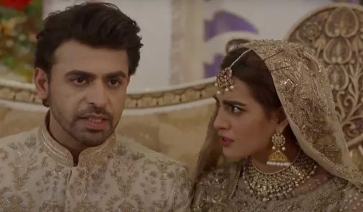 Scene from a drama starring Farhan Saeed and Iqra Aziz. — YouTube/Hum TV