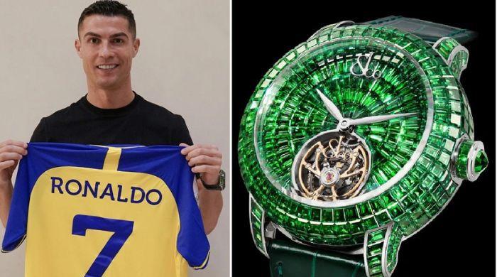 Cristiano Ronaldo’s latest watch is covered with 388 gemstones