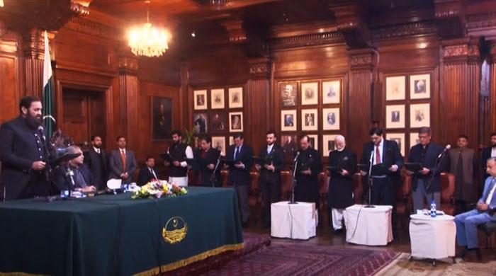 After KP, Punjab interim cabinet also sworn in After KP, Punjab interim cabinet also sworn in