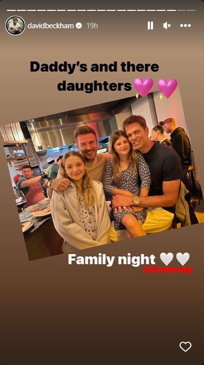 David Beckham, Tom Brady enjoy Pizza night during adorable ‘Daddy Daughter Dates’