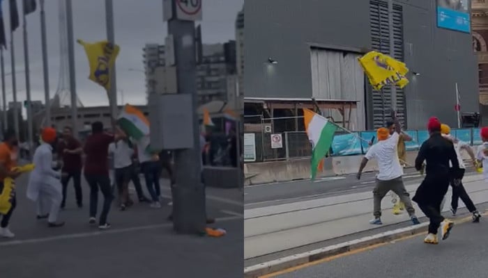 Pro-Khalistan Sikhs, BJP supporters clash during Khalistan Referendum voting - Vimarsana News