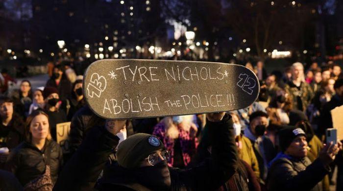 Memphis disbands police unit after fatal beating as protesters take to streets