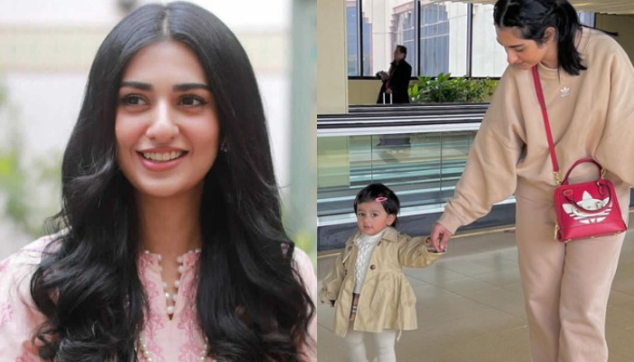 Sarah Khans daughter Alyana stuns in her airport look