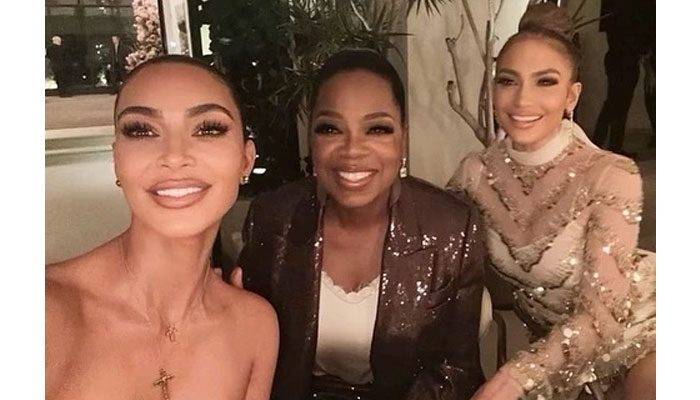Kim Kardashian ‘crops out’ Jennifer Lopez from selfie with Oprah Winfrey