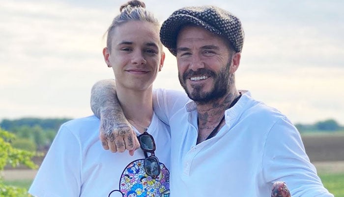 Romeo Beckham pays sweet tribute to dad David Beckham, gets matching body art