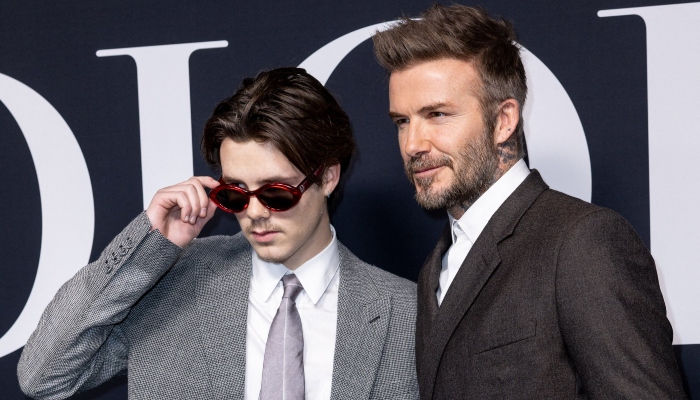 David Beckham joins son Cruz at Marc Anthony, Nadia Ferreira Miami wedding