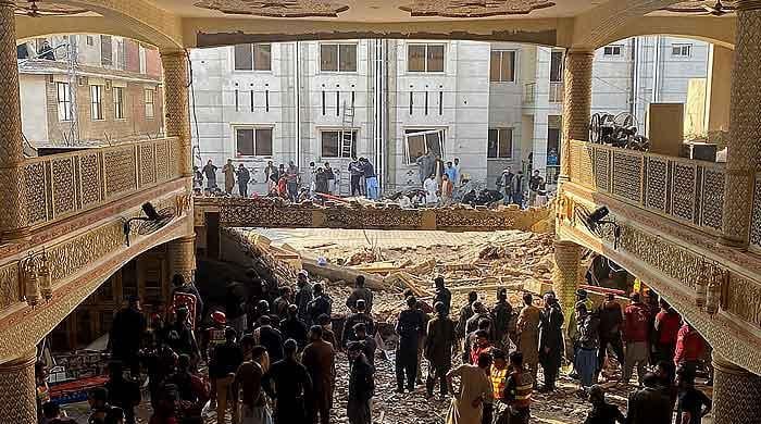 Death toll in Peshawar mosque suicide blast rises to 32, at least 147 injured