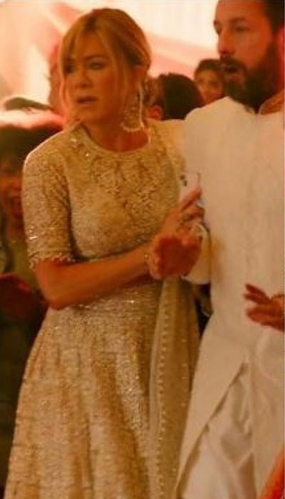 Jennifer Aniston says her Manish Malhotra lehenga in Murder Mystery 2 was heavy