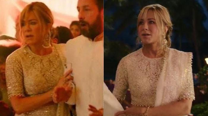 Jennifer Aniston sends internet into frenzy as she's wears lehenga in 'Murder Mystery 2'