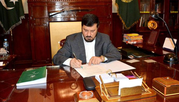 Khyber Pakhtunkhwa Governor Haji Ghulam Ali. — KP Govt/File