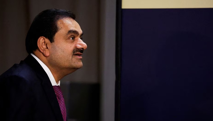 Indian billionaire Gautam Adani speaks during an inauguration ceremony after the Adani Group completed the purchase of Haifa Port in Haifa port, Israel January 31, 2023. — Reuters