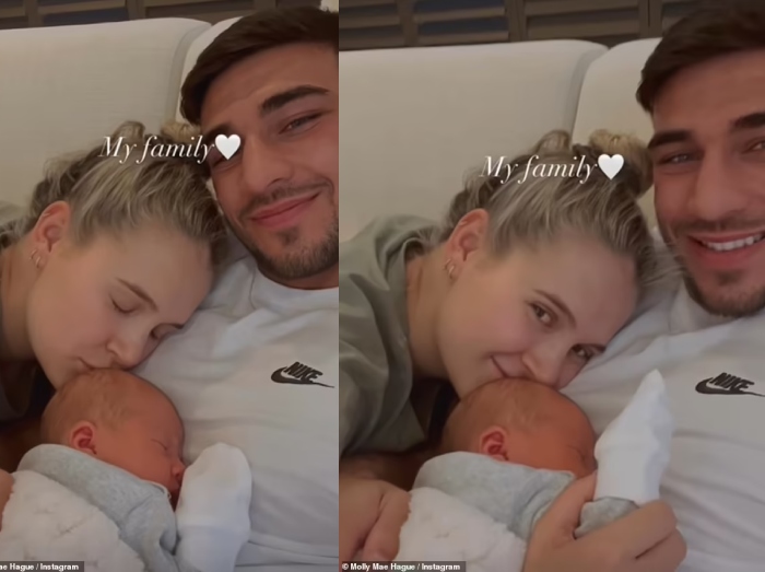 MollyMae and Tommy Fury share a heartwarming video of newborn daughter