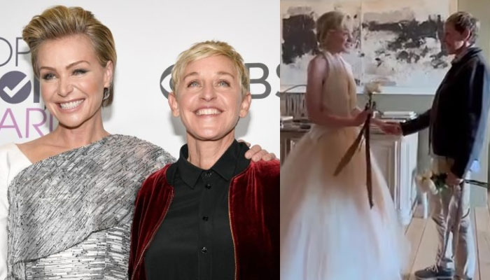 Kris Jenner officiates as Ellen DeGeneres and Portia de Rossi renews their vows