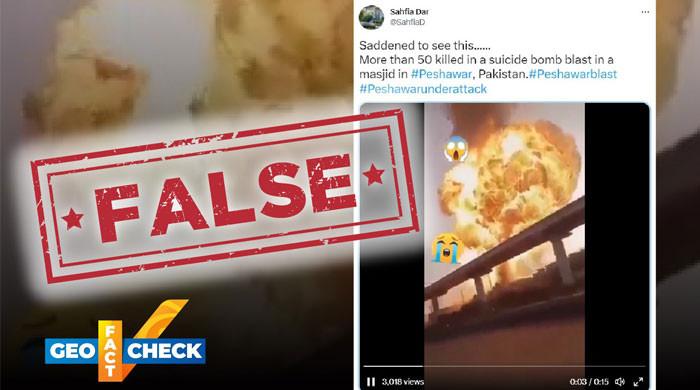 Fact-check: Old video of explosion in Lahore falsely linked to Peshawar attack