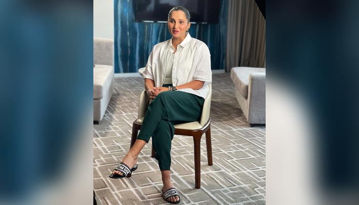 Sania Mirza looks stunning in this photograph shared on her Instagram feed on February 4, 2023. — Instagram/@mirzasaniar
