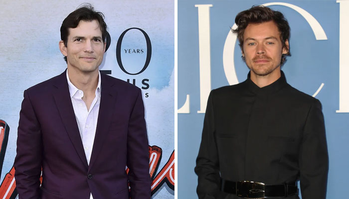 Ashton Kutcher recalls telling Harry Styles he’s ‘really good’ at karaoke