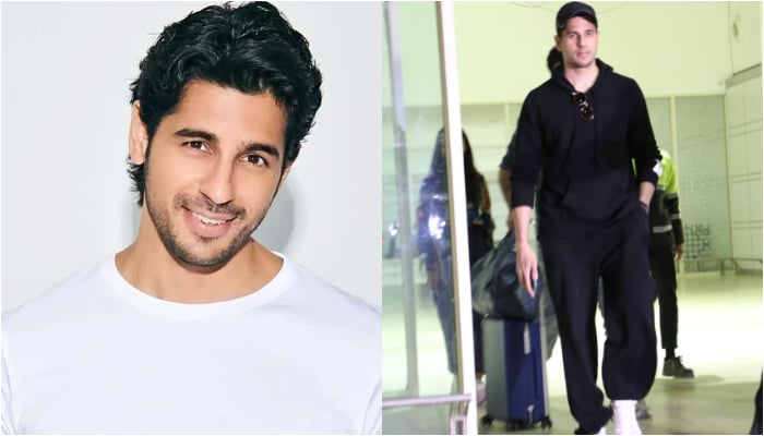 Siddharth Malhotra arrives in Jaisalmer with his parents and brother