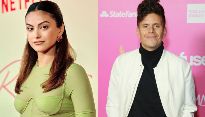 Camila Mendes and Rudy Mancuso make rare appearance at a pre-Grammys party