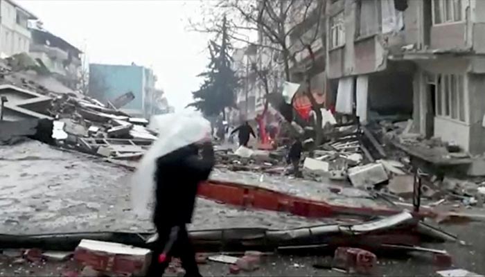 A view of damage following an earthquake in Adiyaman, Turkey February 6, 2023. — Reuters