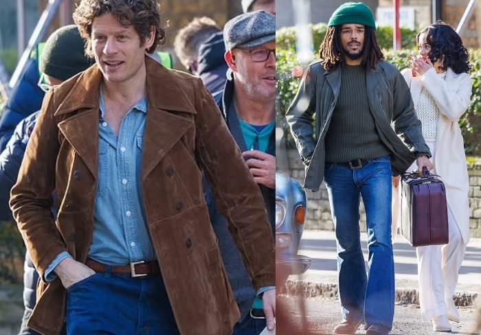 James Norton snapped on set of Bob Marleys biopic with Kingsley Ben-Adir and more cast members
