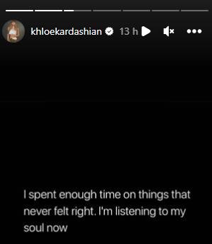 Khloe Kardashian shares cryptic messages suggesting her split from Tristan Thompson