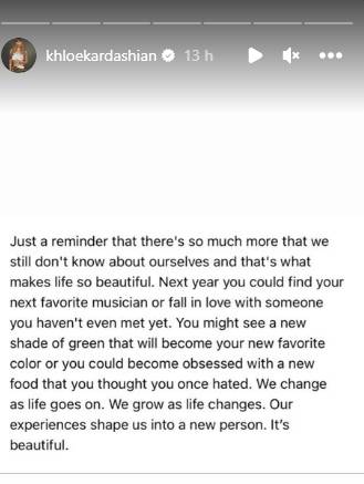 Khloe Kardashian shares cryptic messages suggesting her split from Tristan Thompson