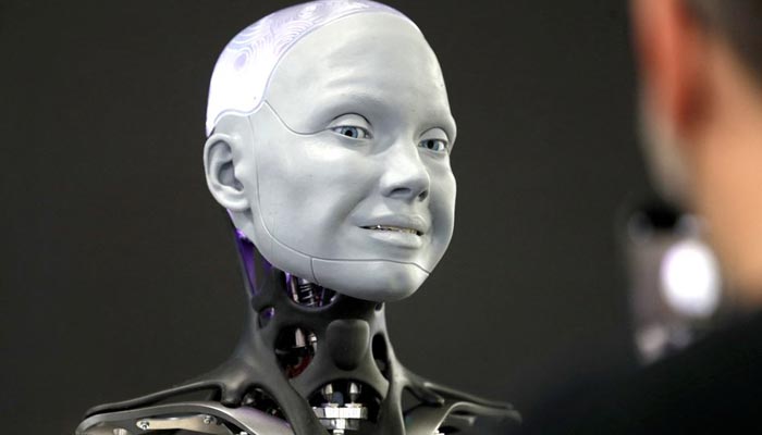 The picture shows a humanoid robot. — Reuters