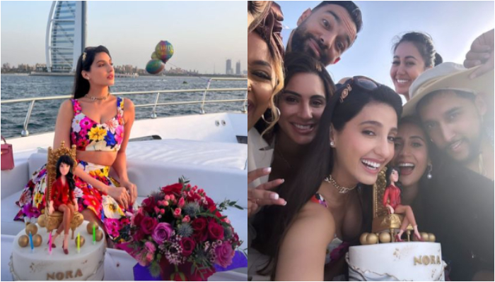 Nora Fatehi celebrates her birthday with friends in Dubai