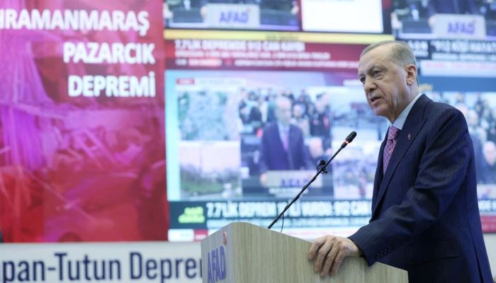 Erdogan mengumumkan keadaan darurat untuk zona gempa Turki