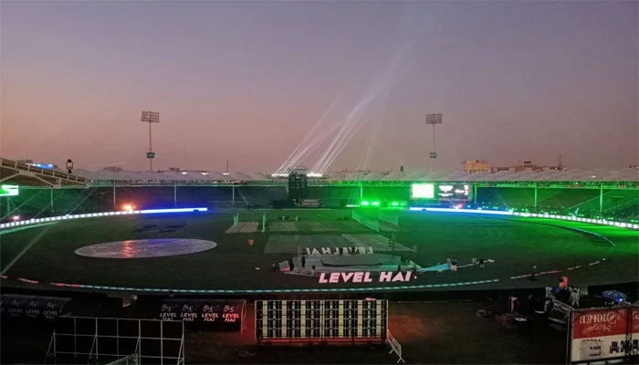 Aerial view of the opening ceremony of PSL 7. — Twitter