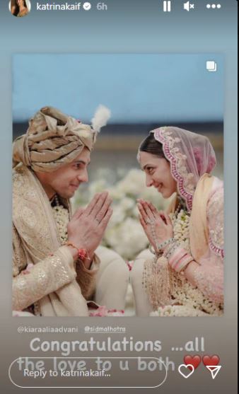 Sidharth-Kiara ties the knot: Vicky, Katrina, Alia and others congratulate the newlyweds