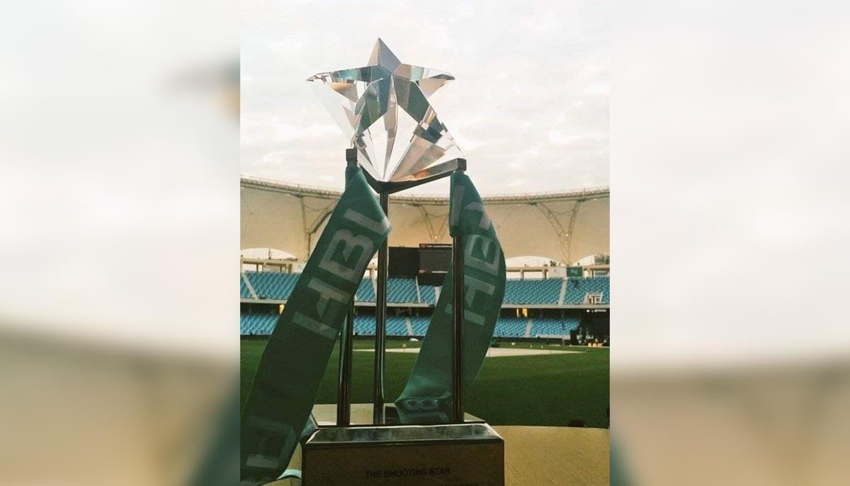 The trophy was taken home by winners of the first-ever PSL tournament, Islamabad United, in 2016. —Facebook/LIVEPSL4