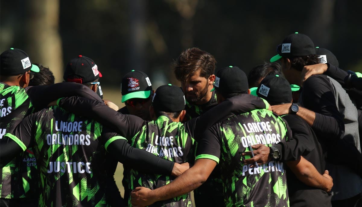 Lahore Qalandars photographed during a practice match ahead of PLS ​​8. — Twitter/@lahoreqalandars