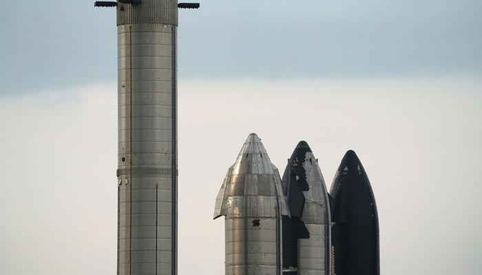 Starship prototypes are pictured at the SpaceX South Texas launch site in Brownsville, Texas, U.S., May 22, 2022. — Reuters