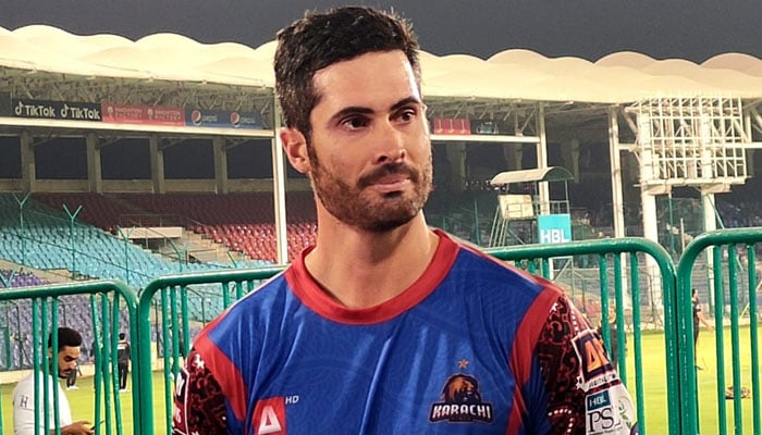 Karachi Kings Australian cricketer Ben Cutting. — Photo provided by the reporter