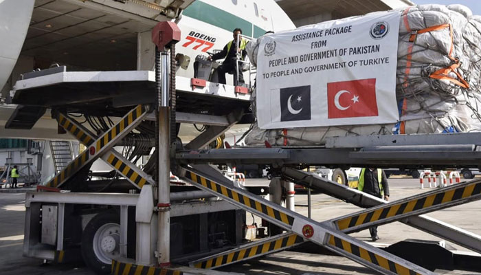 The NDMA dispatched another consignment of 16.5 tons to Turkey on February 10, 2023. PID
